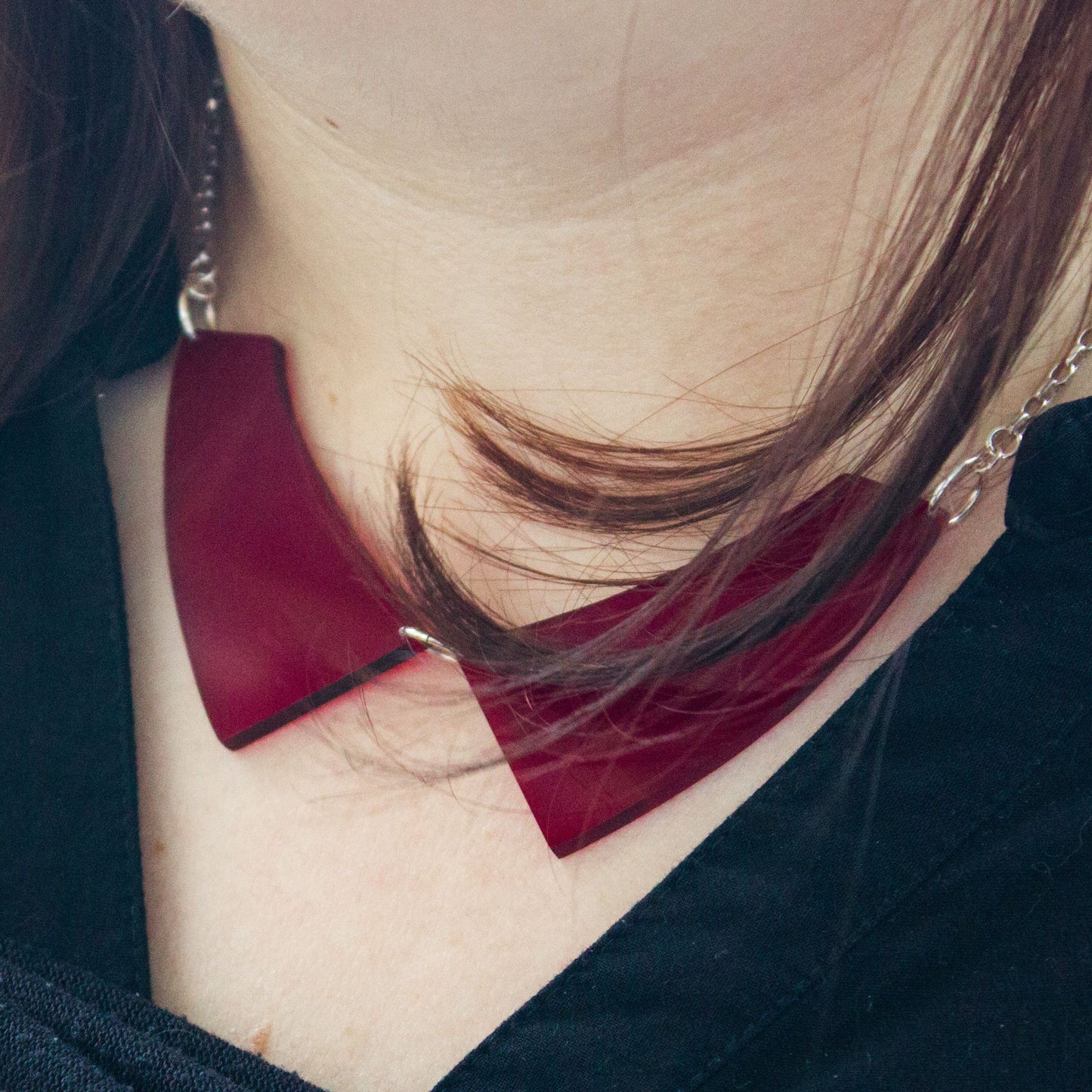 Necklace - Tarepō - Red